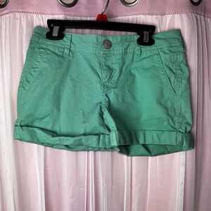 Prince &‎ Fox Beach Comber Green Mint Mini Shorts 0 B-12